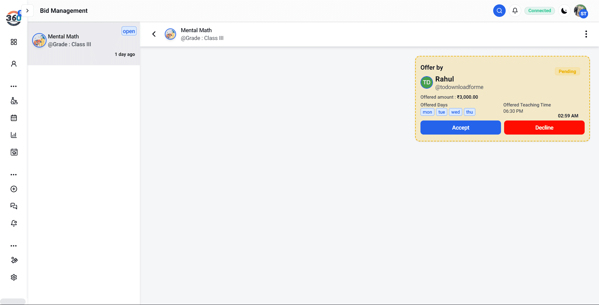 Get Offers from Teachers 🎓
